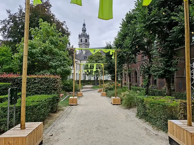Jardin du Mayeurs à Mons.